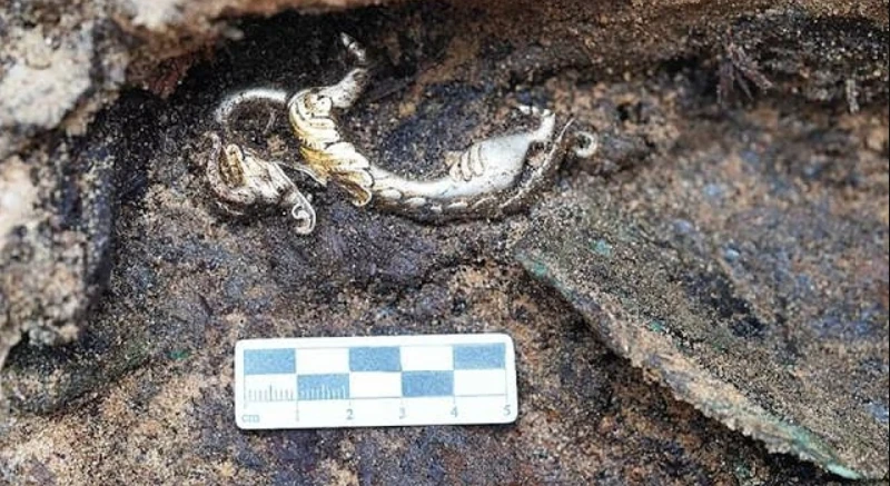 Phát hiện lăng mộ Hung Nô cổ đại với tượng rồng bạc kỳ lạ