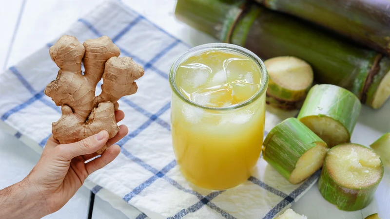 Lợi ích sức khỏe của nước mía nấu gừng