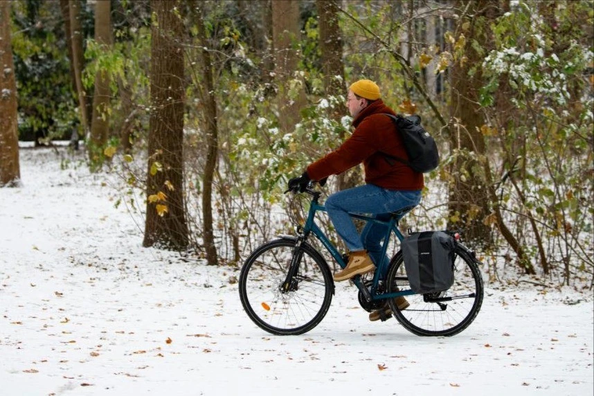 Hình ảnh tuyết rơi đầu mùa ở nước Đức
