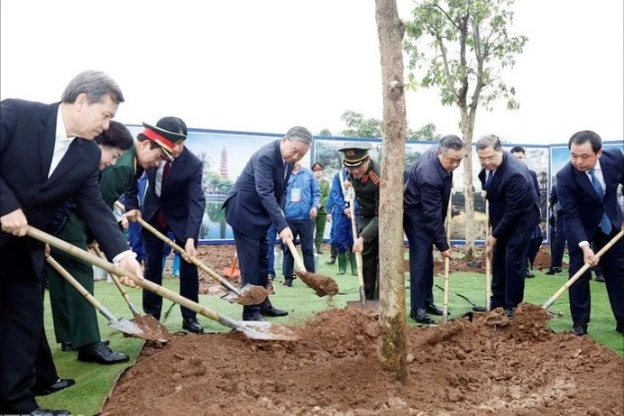 Tổng Bí thư Tô Lâm dự Lễ phát động Tết trồng cây tại Hà Nội
