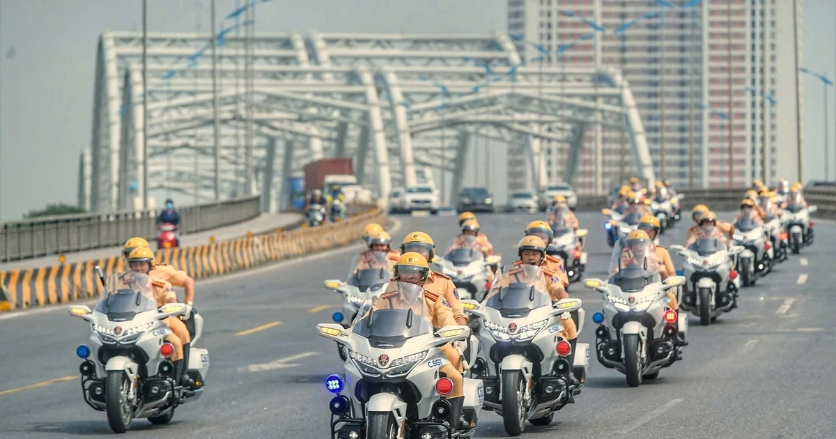 Cục CSGT phân luồng giao thông tạm thời phục vụ Đại hội XIV của Đảng