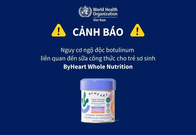 Ngộ độc botulinum ở trẻ sơ sinh tại Mỹ liên quan đến sữa ByHeart gây lo ngại