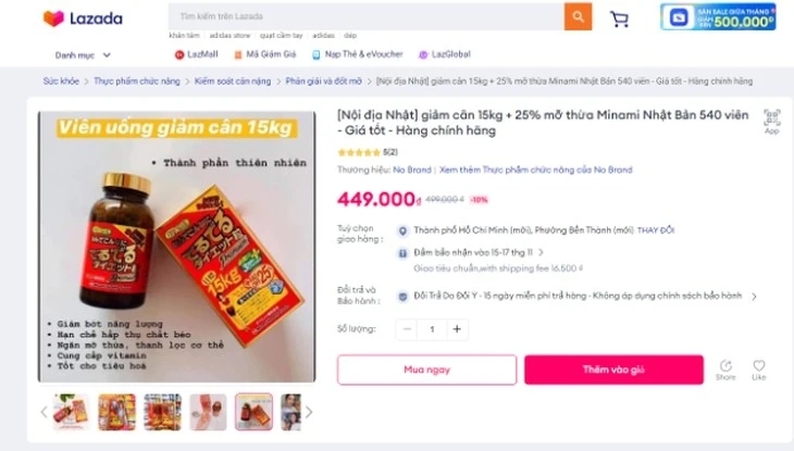 Phát hiện hàng loạt thực phẩm chức năng không phép quảng cáo trên mạng xã hội