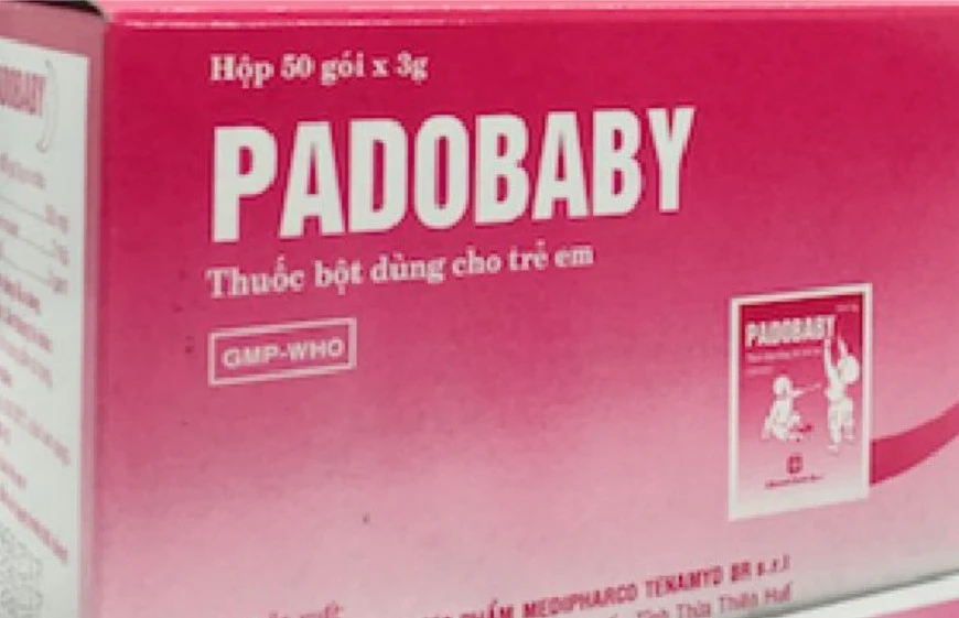 Thu hồi thuốc Padobaby của Công ty dược Medipharco vì vi phạm mức độ 3