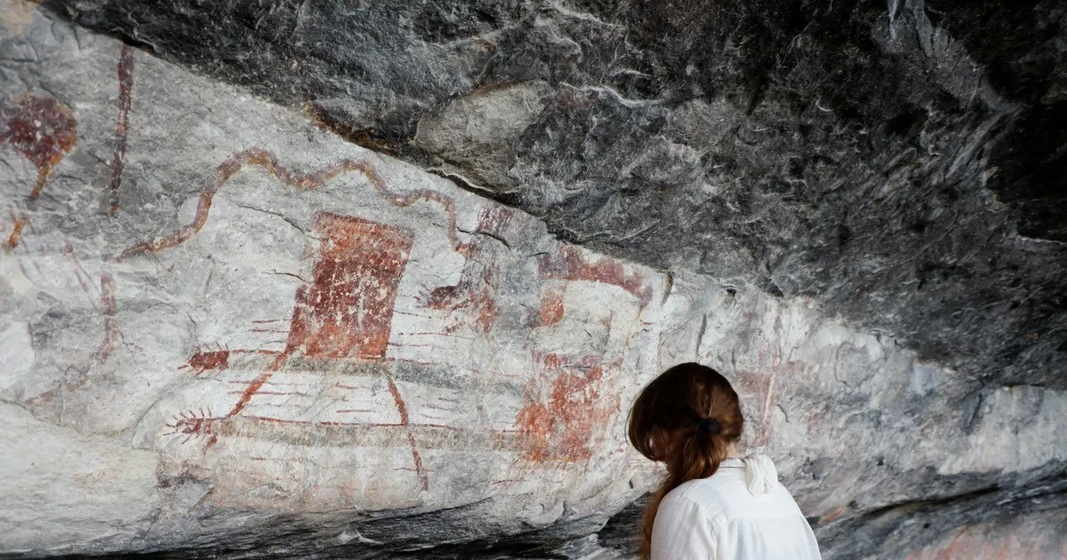 Bức tranh đá cổ kể chuyện về thế giới quan của người Mỹ bản địa