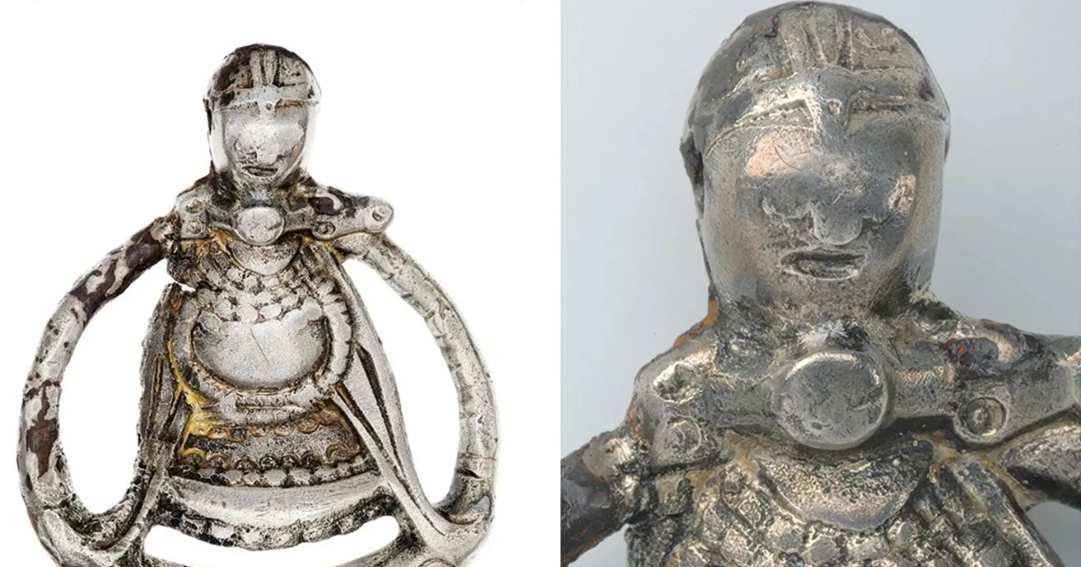 Phát hiện mặt dây chuyền Viking mang hình phụ nữ mang thai độc đáo