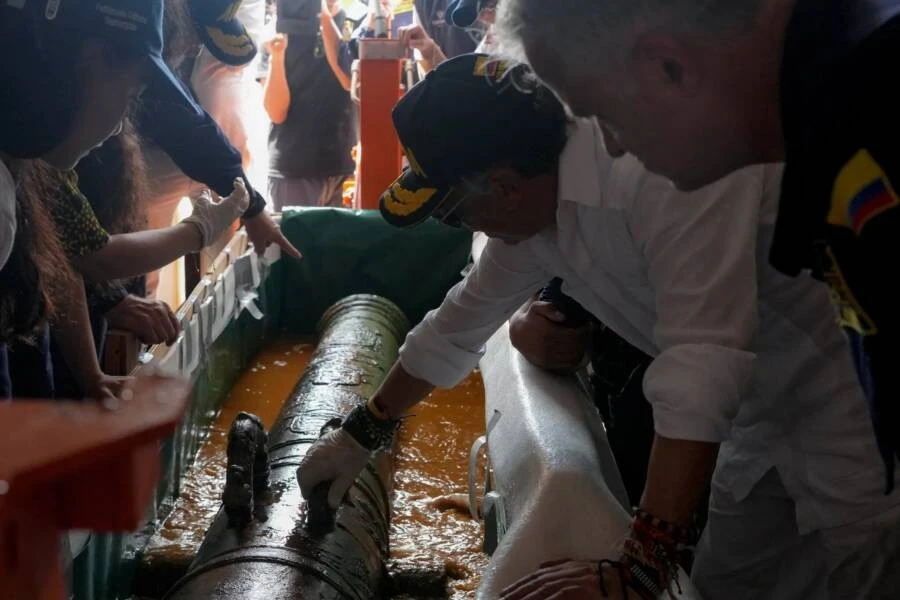 Kho báu 20 tỷ USD từ tàu San José vừa được Colombia trục vớt