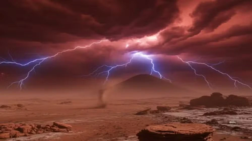NASA ghi nhận tia sét nhỏ trong bụi bão trên sao Hỏa