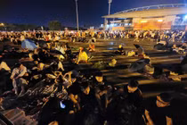 Không khí rộn ràng trước giờ bắn đại bác kỷ niệm 80 năm Quốc khánh tại Mỹ Đình