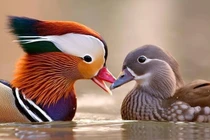 Cận cảnh loài uyên ương đẹp nhất thế giới của Việt Nam 