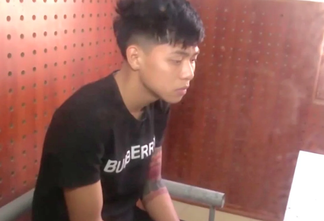 Đối tượng Tô Bá Hoài Nam tại Cơ quan CSĐT.