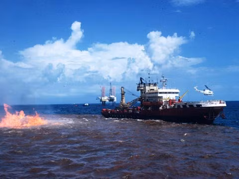 Theo ước tính, có tới 140 triệu gallons dầu loang ra Vịnh Campeche.