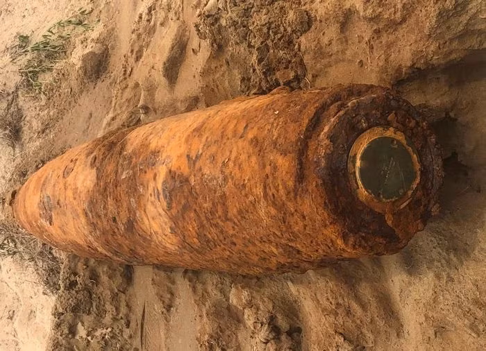 Quả bom có trọng lượng 250kg.