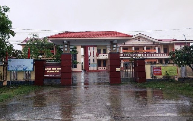 Trụ sở xã Quảng Hưng, huyện Quảng Trạch (Quảng Bình).