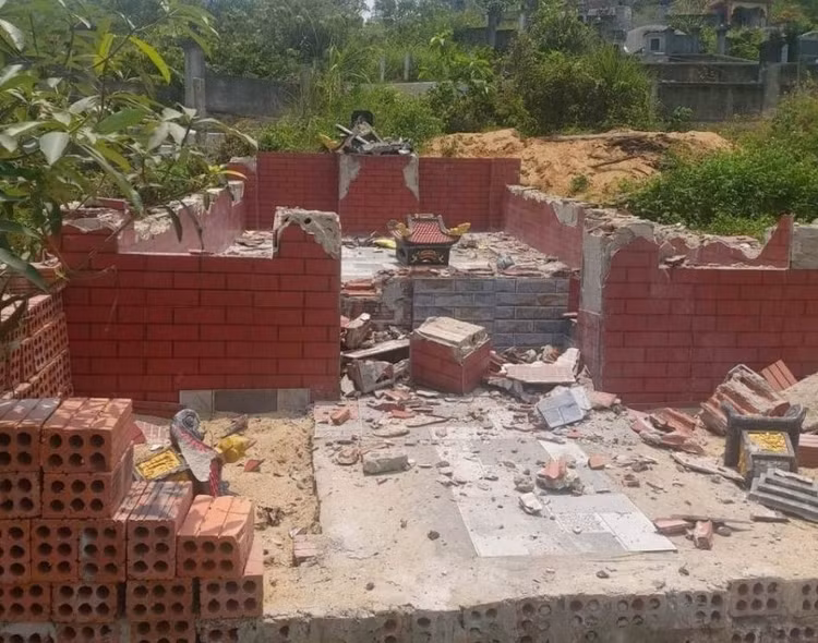 Hiện trường vụ việc.