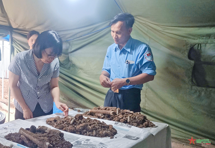 Phat hien 32 hai cot liet si tai mo tap the o Gia Lai