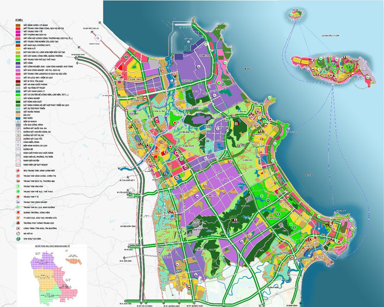 Điều chỉnh tổng thể Quy hoạch chung xây dựng Khu kinh tế Dung Quất, tỉnh Quảng Ngãi đến năm 2045.
