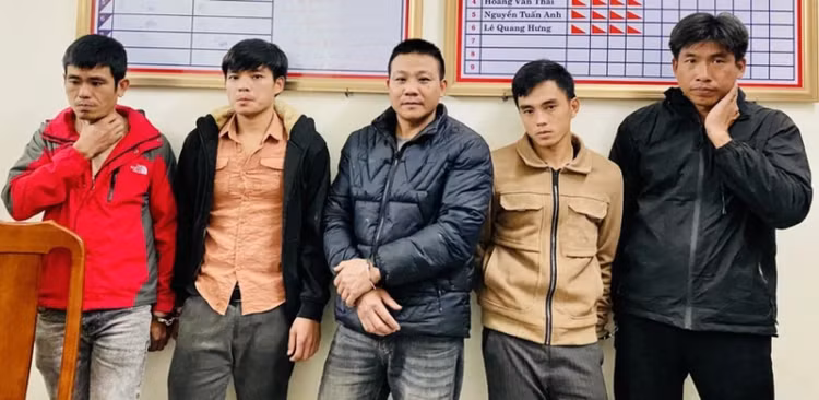 Các đối tượng tại Cơ quan CSĐT.