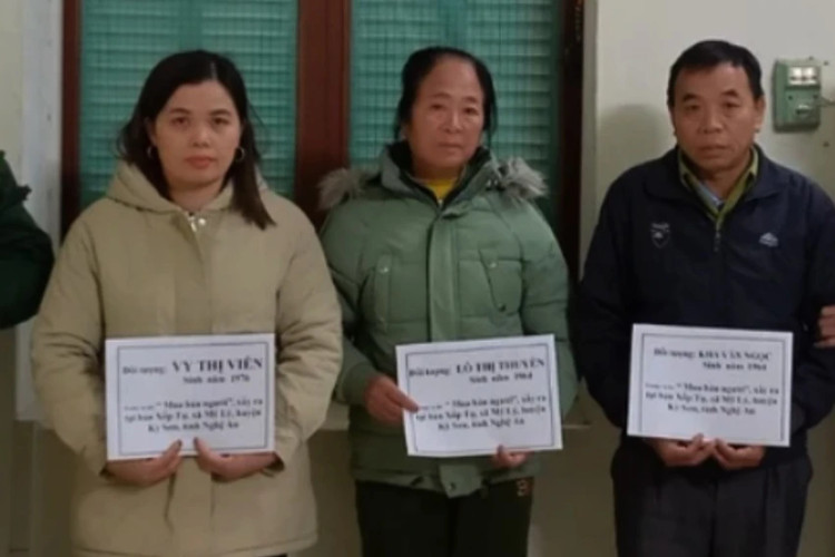 Các đối tượng tại Cơ quan CSĐT.