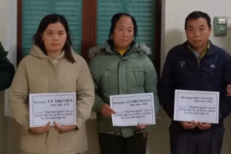 Các đối tượng tại Cơ quan CSĐT.