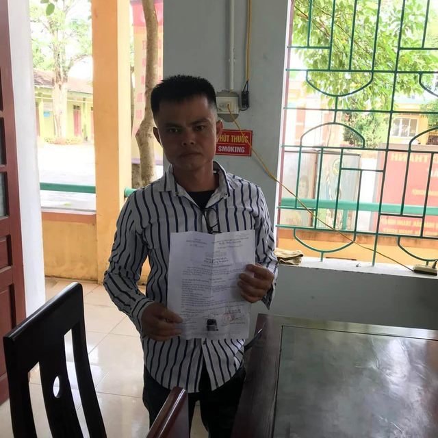 Đối tượng Nguyễn Duy Quỳnh tại Cơ quan CSĐT.