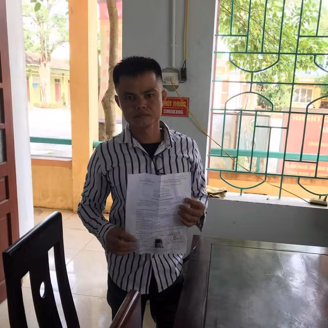 Đối tượng Nguyễn Duy Quỳnh tại Cơ quan CSĐT.