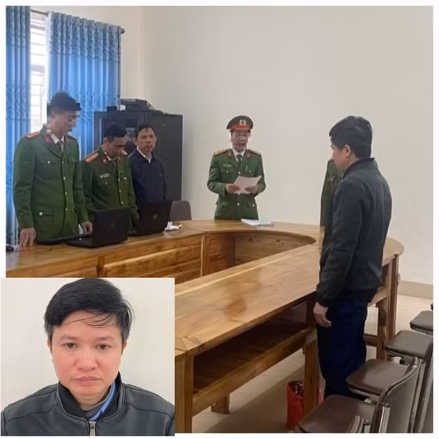 Cơ quan CSĐT đọc lệnh bắt giữ Hà Thắm Cảnh.