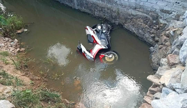 Hiện trường vụ tai nạn.