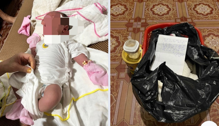 Bé gái nặng 3,8kg và có sức khoẻ bình thường.