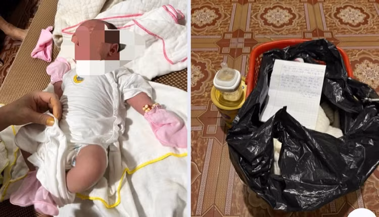 Bé gái nặng 3,8kg và có sức khoẻ bình thường.