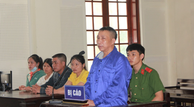 Nguyễn Văn Hà tại phiên toà.