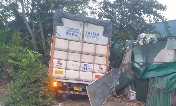 Hiện trường vụ tai nạn.