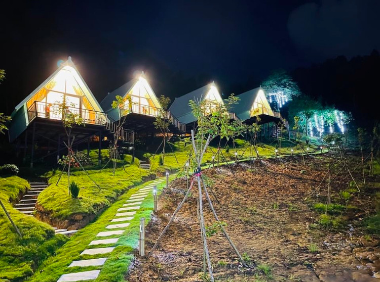 Một công trình xây dựng trái phép trên đất rừng...