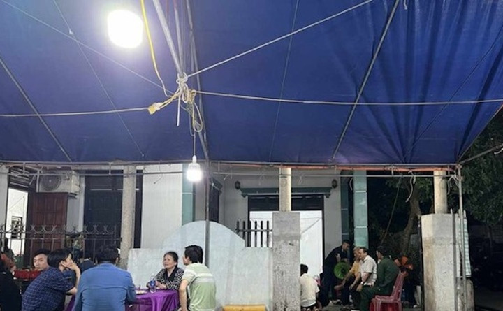 Gia đình đang tổ chức tang lễ cho ông L.