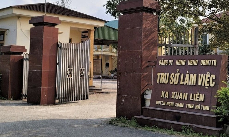 Trụ sở làm việc xã Xuân Liên, huyện Nghi Xuân (Hà Tĩnh).