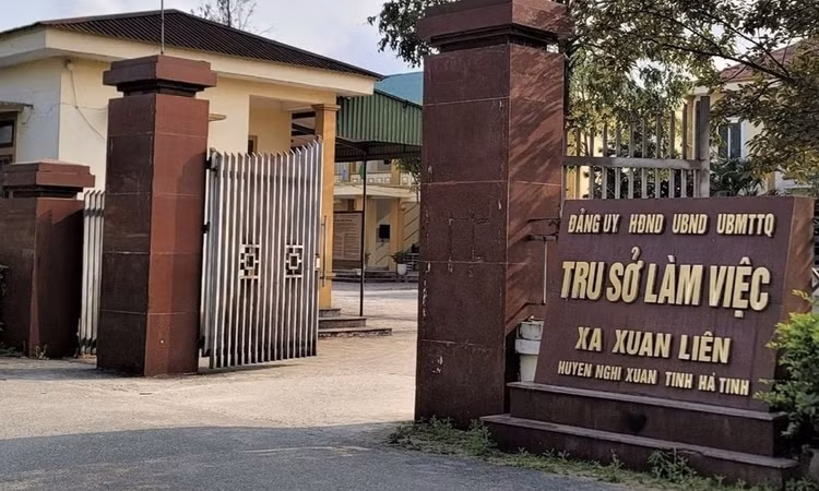 Trụ sở làm việc xã Xuân Liên, huyện Nghi Xuân (Hà Tĩnh).