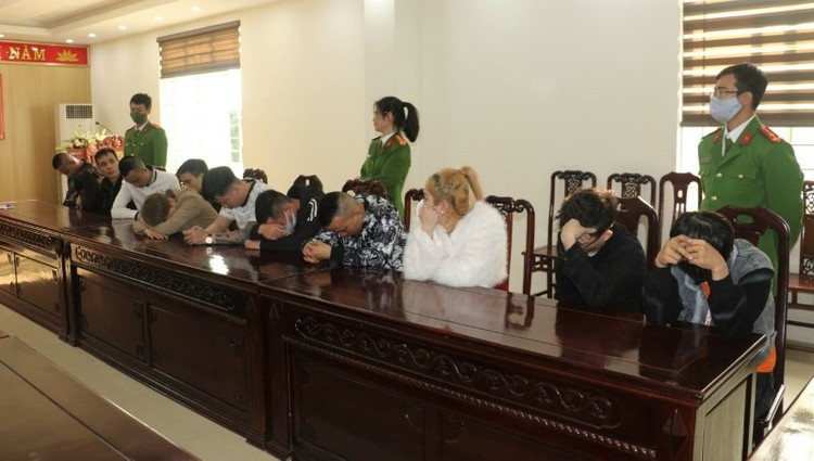 Các đối tượng tại Cơ quan CSĐT.