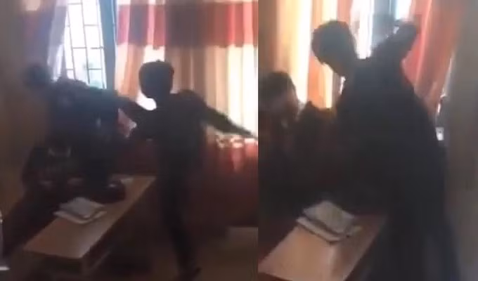 Em D. bị đánh nhập viện cấp cứu.