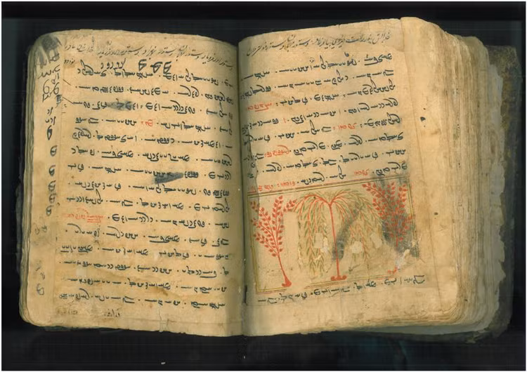 1. Avesta là kinh sách chính của đạo Zoroastrian. Avesta là tập hợp các bài kinh, lễ nghi và giáo lý của đạo Zoroastrian, được xem như nền tảng của tôn giáo này trong suốt hàng ngàn năm. Ảnh: Pinterest.