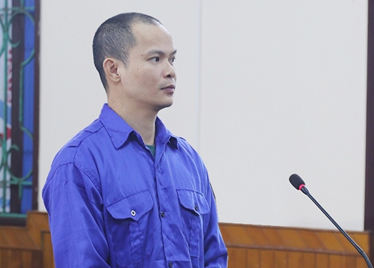 Bị cáo Nguyễn Thành Luân tại phiên toà.