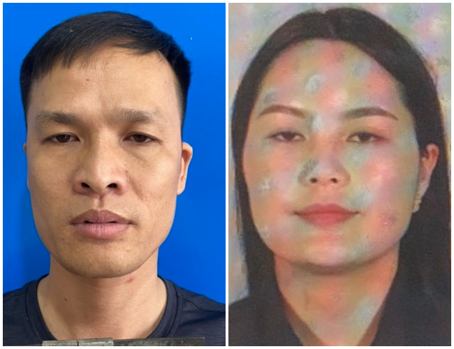 Hai đối tượng Hải và Long tại Cơ quan CSĐT.