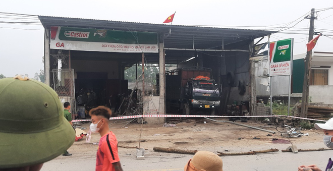 Hiện trường vụ việc.