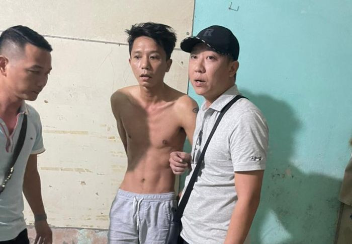 Đối tượng Nguyễn Viết Sơn bị bắt giữ khi đang lẫn trốn tại Hà Nội