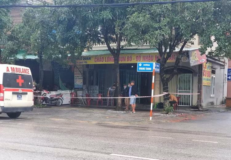 Hiện trường nơi xảy ra vụ việc.