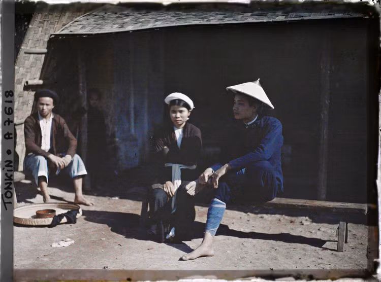 Anh chan dung hiem co cua cac cu dan o Ha Noi nam 1916