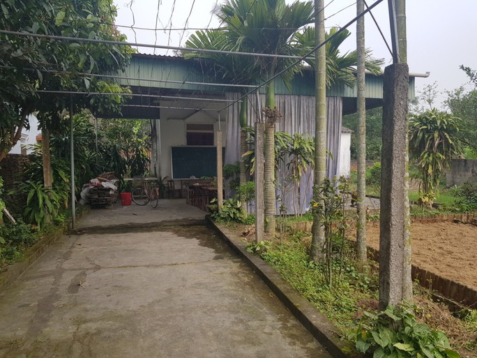 Ngôi nhà thầy T. tổ chức dạy thêm.