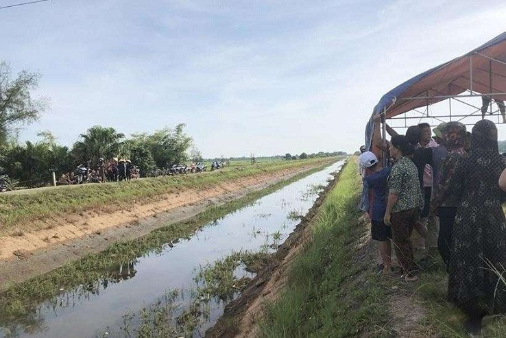 Hiện trường nơi xảy ra vụ việc...