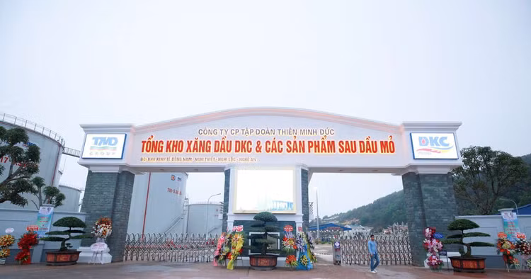 Tổng kho xăng dầu của Công ty CP Tập đoàn Thiên Minh Đức.