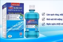 Nước súc miệng Nano Silver quảng cáo vống công dụng... nguy cơ hại sức khỏe