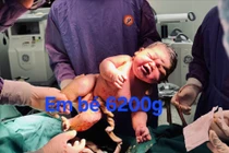 Mẹ không điều trị đái tháo đường thai kỳ, con sinh nặng 6,2 kg